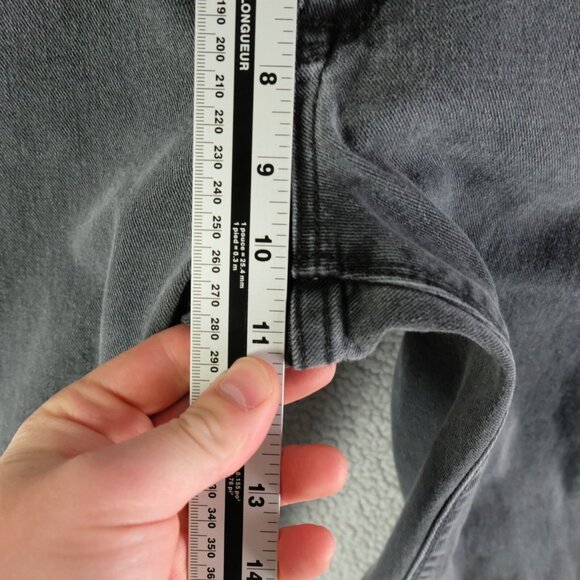 Mott & Bow Jeans Mens 36X34 Gray Slim Stretch Mid Rise Modern Charcoal - Picture 7 of 12